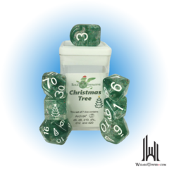 SET OF 7 DICE: HOLI-DICE CHRISTMAS TREE